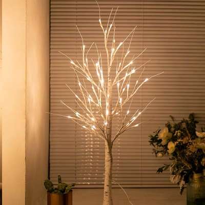 Led Branch Tree Light Christmas decorate home decoration table lights snowy branch lights